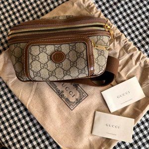 Authentic GUCCI Belt bag with Interlocking G - Pre-owned - Excellent Condition